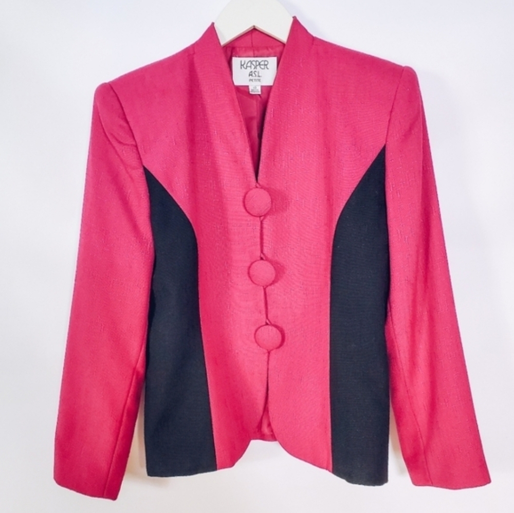 Kasper Coloblock Suit Jacket - Picture 4 of 6